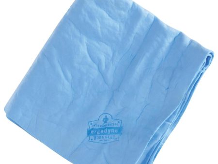 Ergodyne Chill-Its 13  x 29-1 2  Blue Cooling Towel Fashion