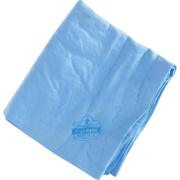 Ergodyne Chill-Its 13  x 29-1 2  Blue Cooling Towel Fashion