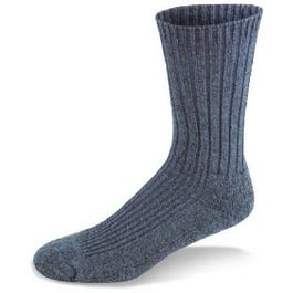 Hiking Socks, Blue Merino Wool, Women s Medium on Sale