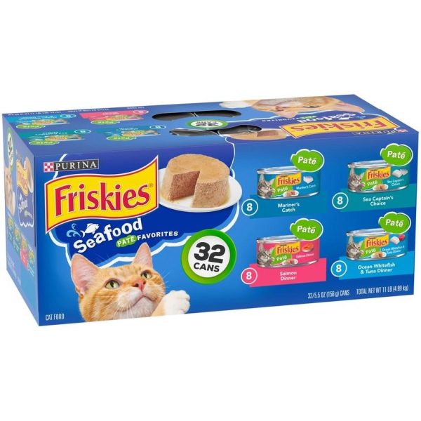 Friskies Seafood Variety Pack Canned Cat Food For Cheap