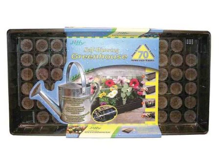 Jiffy 70 Peat Pellet Self-Watering Greenhouse For Discount