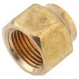 Pipe Fittings, Short Refrigerator Flare Nut, Lead-Free Brass, 5 8-In. For Cheap