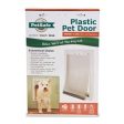 Pet Door, White Plastic, Medium Sale