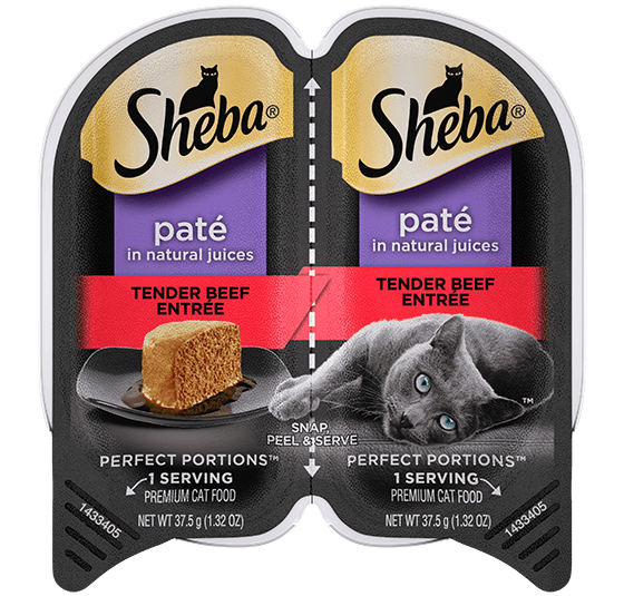 SHEBA® PERFECT PORTIONS™ Premium Paté Tender Beef Entrée Cheap