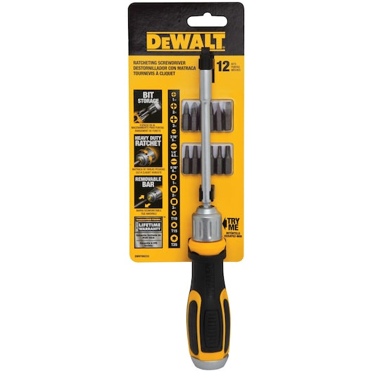 Dewalt Multi-Bit Ratcheting Screwdriver Set, 12-Bits Online