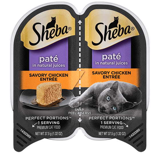 SHEBA® PERFECT PORTIONS™ Premium Paté Savory Chicken Entrée Online Hot Sale