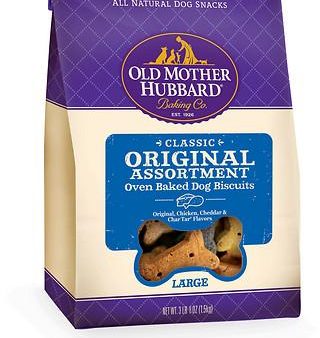 Old Mother Hubbard Mothers Solutions Crunchy Natural Original Assortment Large Biscuits Dog Treats Supply