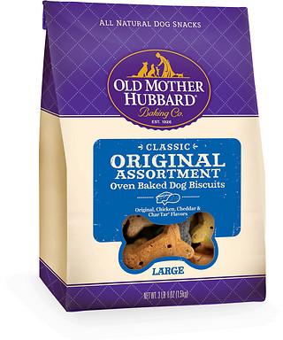 Old Mother Hubbard Mothers Solutions Crunchy Natural Original Assortment Large Biscuits Dog Treats Supply