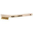 Brass Wire Brush, 3 x 7-In. Hot on Sale