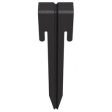 Edging Stakes, Black Steel, 10.5-In., 3-Pk. For Sale