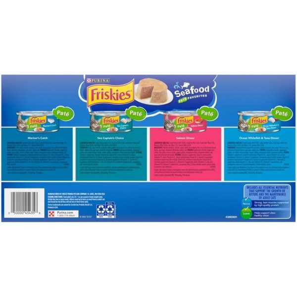 Friskies Seafood Variety Pack Canned Cat Food For Cheap