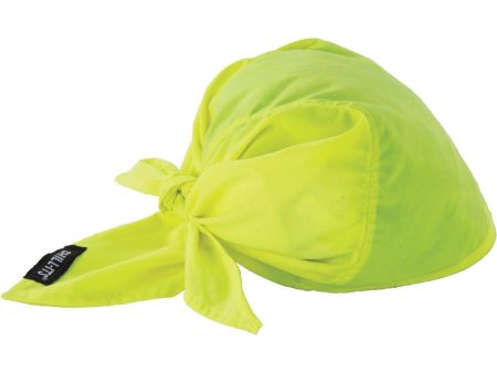 Ergodyne Chill-Its Triangle Hat High-vis Lime Cooling Bandana For Cheap