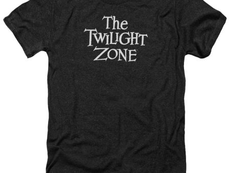 TWILIGHT ZONE : LOGO ADULT HEATHER BLACK XL For Cheap