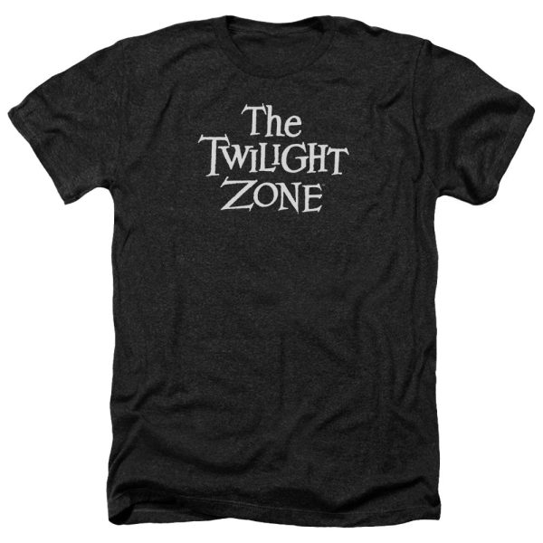 TWILIGHT ZONE : LOGO ADULT HEATHER BLACK XL For Cheap