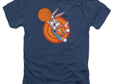 SPACE JAM : A NEW LEGACY : BUGS SLAM ADULT HEATHER Navy LG Online Sale