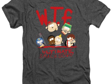 SOUTH PARK : WTF ULTIMATE SMACKDOWN ADULT HEATHER Black 3X Fashion