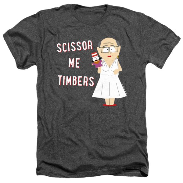 SOUTH PARK : SCISSOR ME TIMBERS ADULT HEATHER Charcoal 2X Fashion