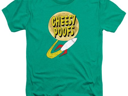 SOUTH PARK : CHEESY POOFS ADULT HEATHER Kelly Green LG Sale