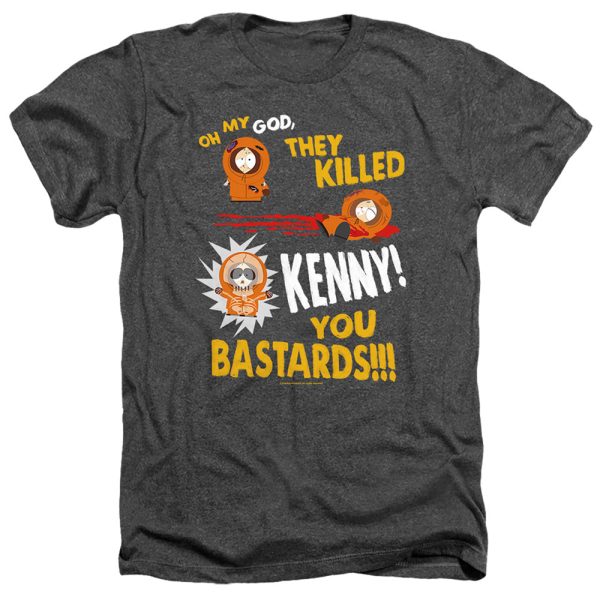 SOUTH PARK : DEAD KENNY ADULT HEATHER Black 2X Sale