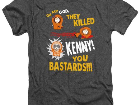 SOUTH PARK : DEAD KENNY ADULT HEATHER Black 3X For Cheap