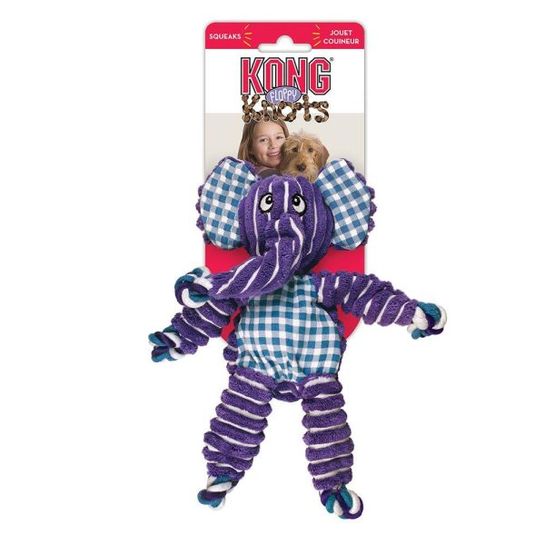 KONG Floppy Knots Elephant Dog Toy Online Sale