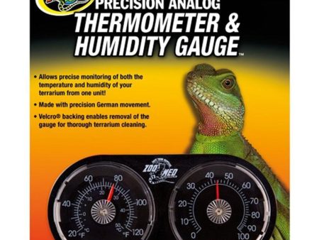 PRECISION ANALOG THERMOMETER HUMIDITY GAUGE Online Hot Sale