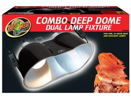 COMBO DEEP DOME DUAL LAMP FIXTURE Online Sale