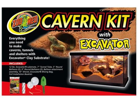 CAVERN KIT W EXCAVATOR CLAY SUBSTRATE Online Sale