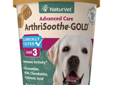 NaturVet ArthriSoothe-GOLD® Advanced Care Soft Chews For Sale