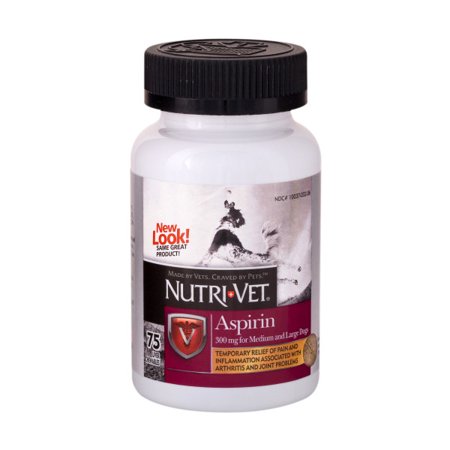 Nutri-Vet Aspirin Chewable Tablets for Large Dogs Supply