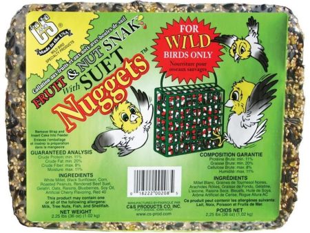 C&S Fruit & Nut Snak™ with Berry Suet Nuggets™ Online Sale