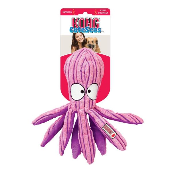 KONG Cuteseas Octopus Crinkle Dog Toy Online Hot Sale