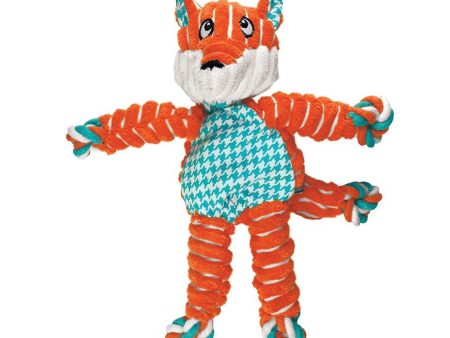 KONG Floppy Knots Fox Dog Toy Online now