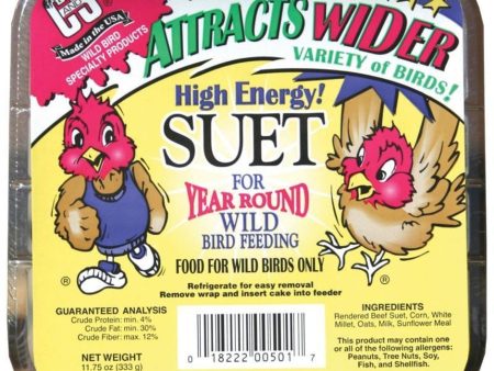 C&S High Energy Suet with Seed Online Hot Sale