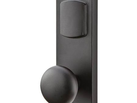 Emtek 7371MSC Passage Double Keyed , Sideplate Locksets Missoula 3-5 8  Center to Center Keyed , Modern Square Crystal Knob Discount